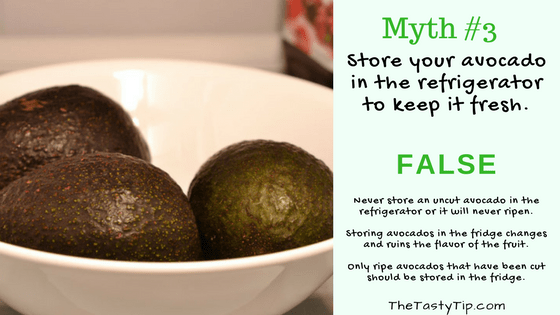 avocados in bowl in refrigerator