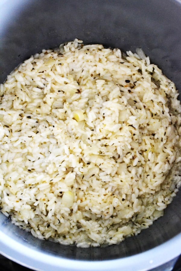 risotto cooked in Fagor Lux mult-cooker