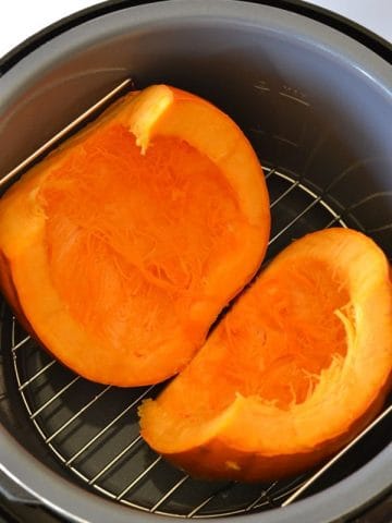 pumpkin in a pressure cooker