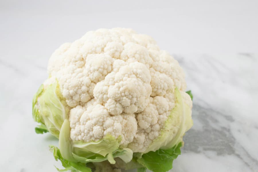 head of cauliflower