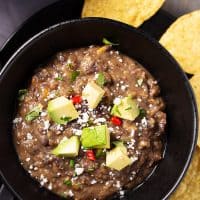 Black Bean Soup in Pressure Cooker