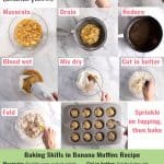 steps to make banana muffins