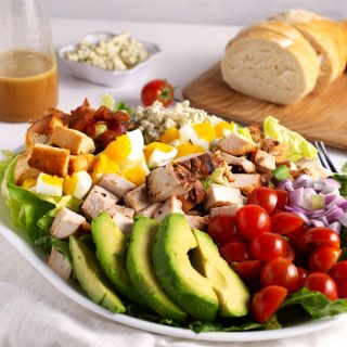 platter of cobb salad