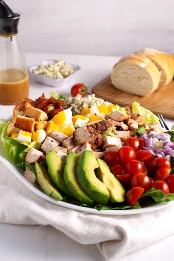 platter of cobb salad