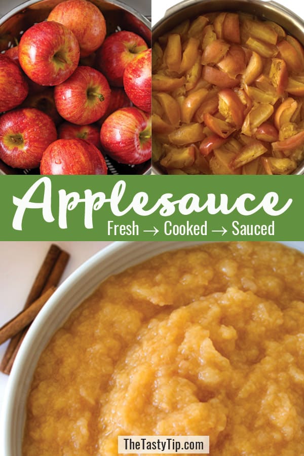 3 steps to make applesauce