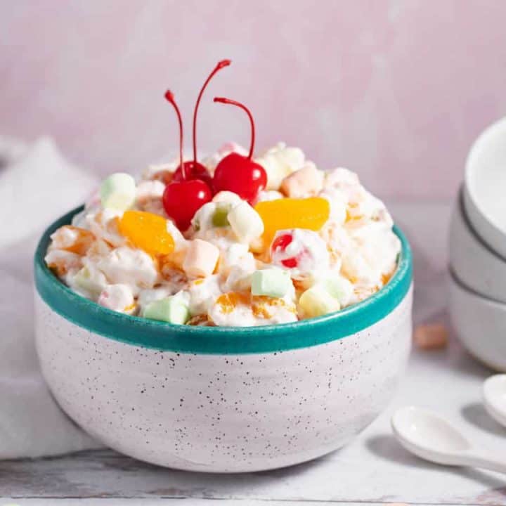 Easy Ambrosia Salad Recipe with Cool Whip The Tasty Tip