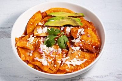 bowl of chilaquiles