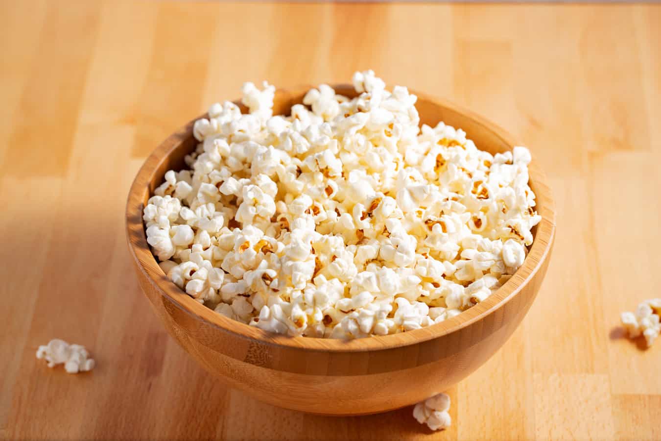 Bowl of popcorn.