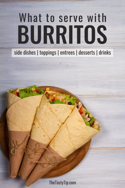 plate with 3 burritos