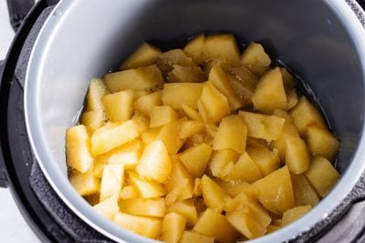 cooked apples in instant pot