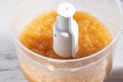 applesauce in food processor