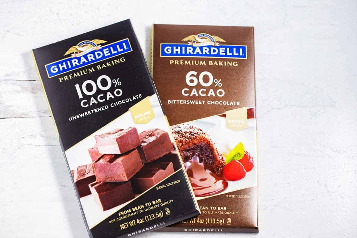Ghirardelli baking chocolate bars