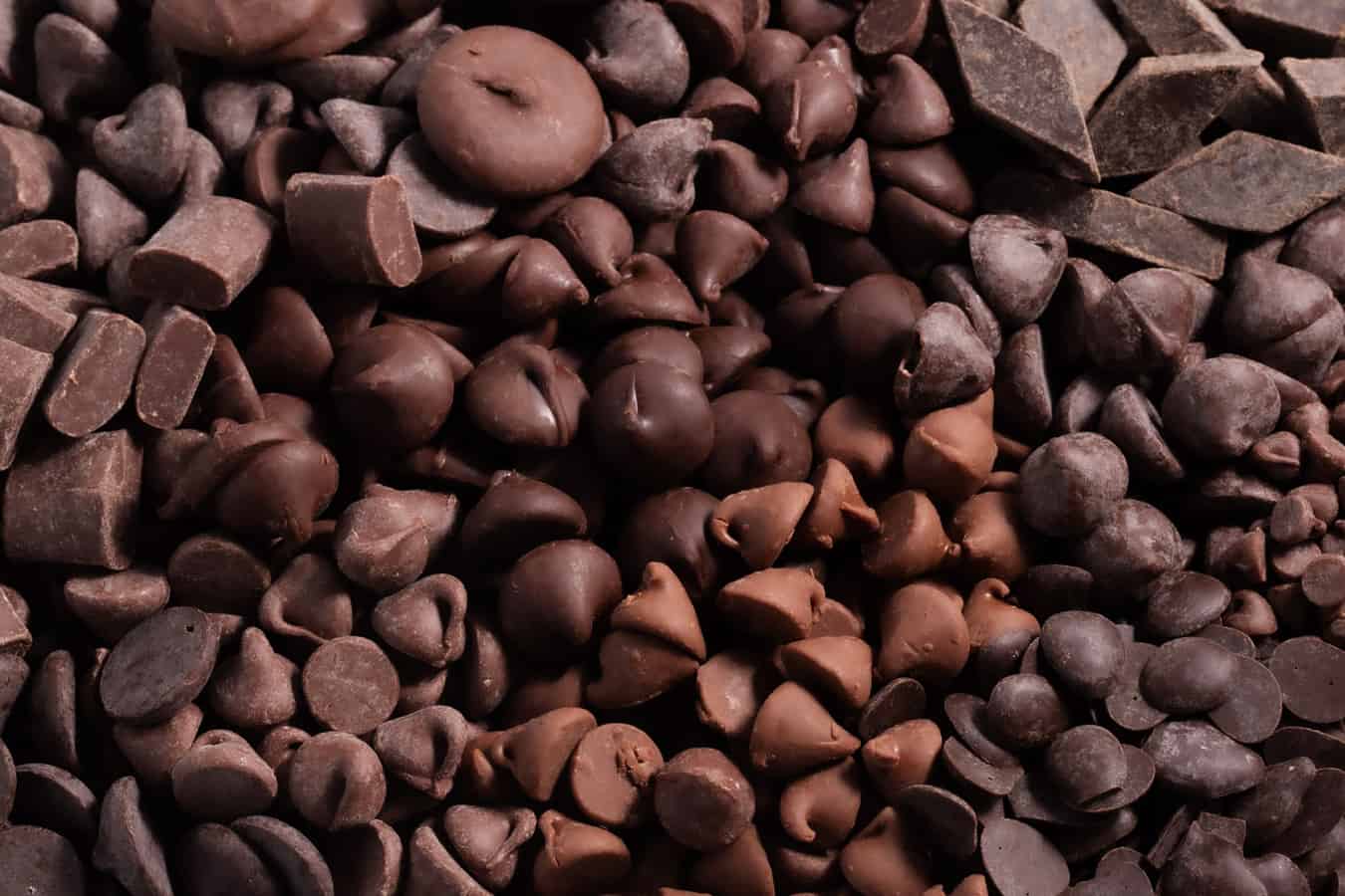 all sizes of chocolate chips