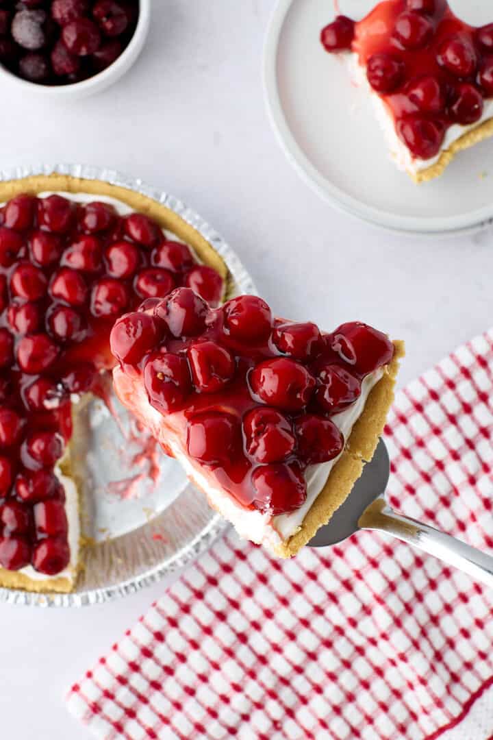 Easy Cherry Pie Recipe with Canned Filling and Graham Cracker Crust ...