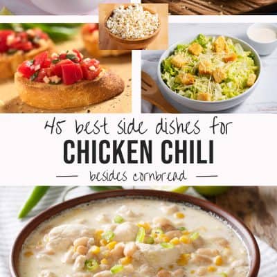 examples of what to serve with chicken chili