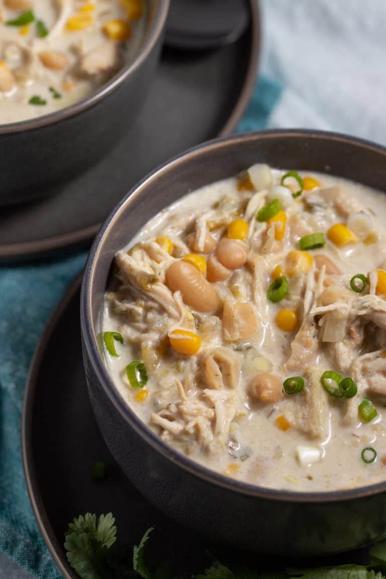 Creamy White Chicken Chili with Salsa Verde The Tasty Tip