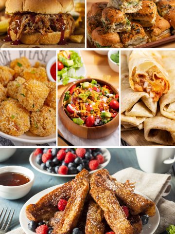 examples of quick Sunday lunch ideas