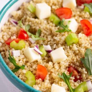 bowl of quinoa salad
