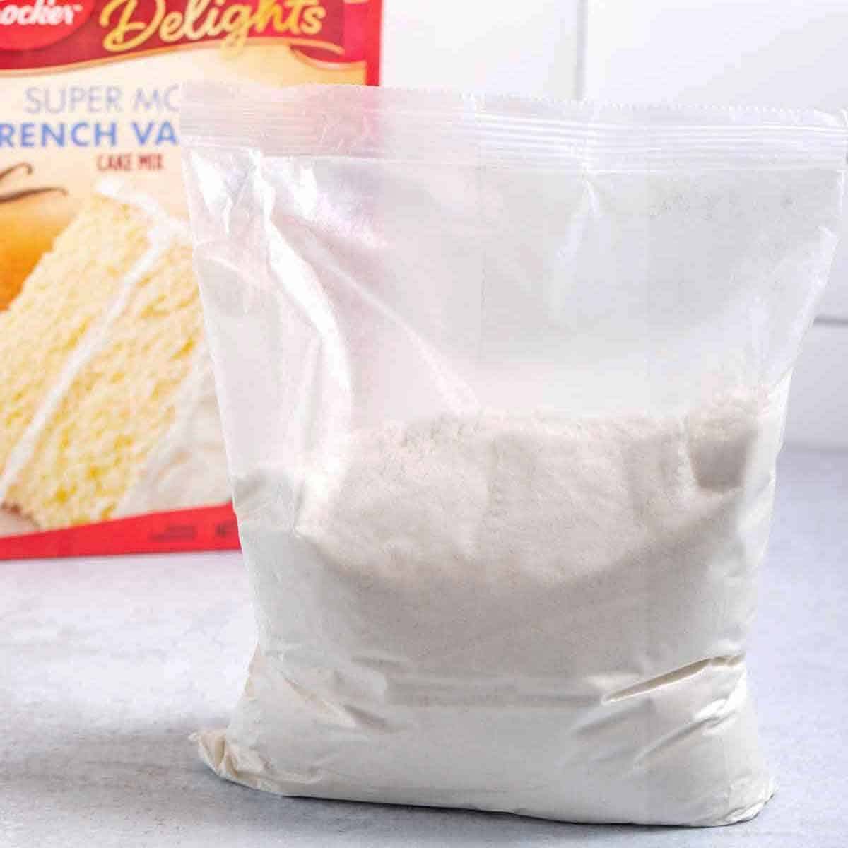 How long cake mix lasts with unopened package