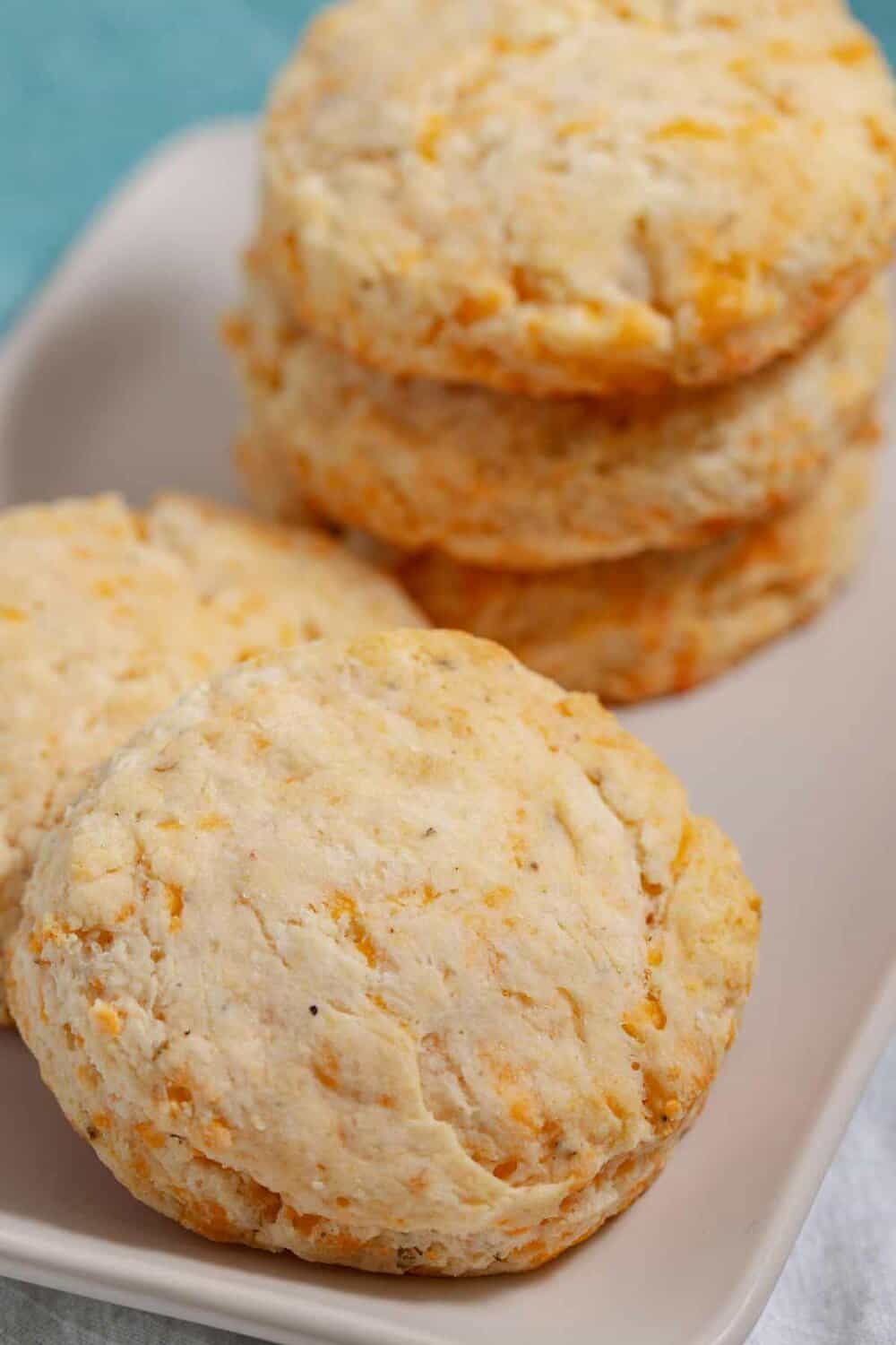 cheese biscuits made with pancake mix