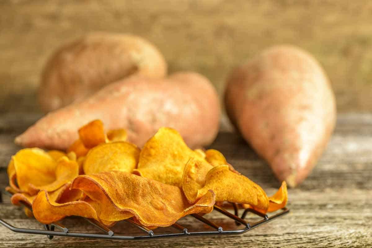 Sweet potato chips.