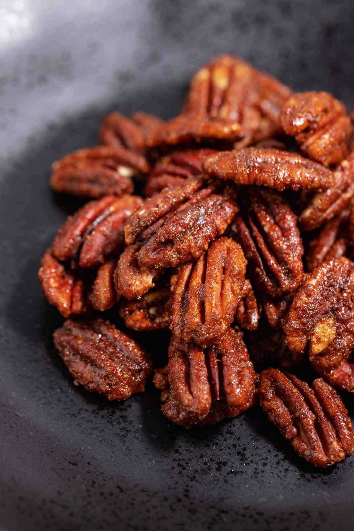 Sweet and Spicy Candied Pecans (like Trader Joe's)
